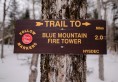 Blue Mt Fire Tower Hiking