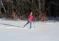 Cross-country skiing in the Adirondack Wild, Hamilton County NY